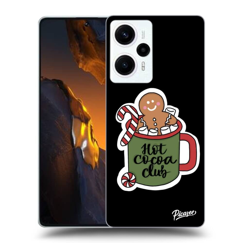 Silikonový černý Obal Pro Xiaomi Poco F5 - Hot Cocoa Club