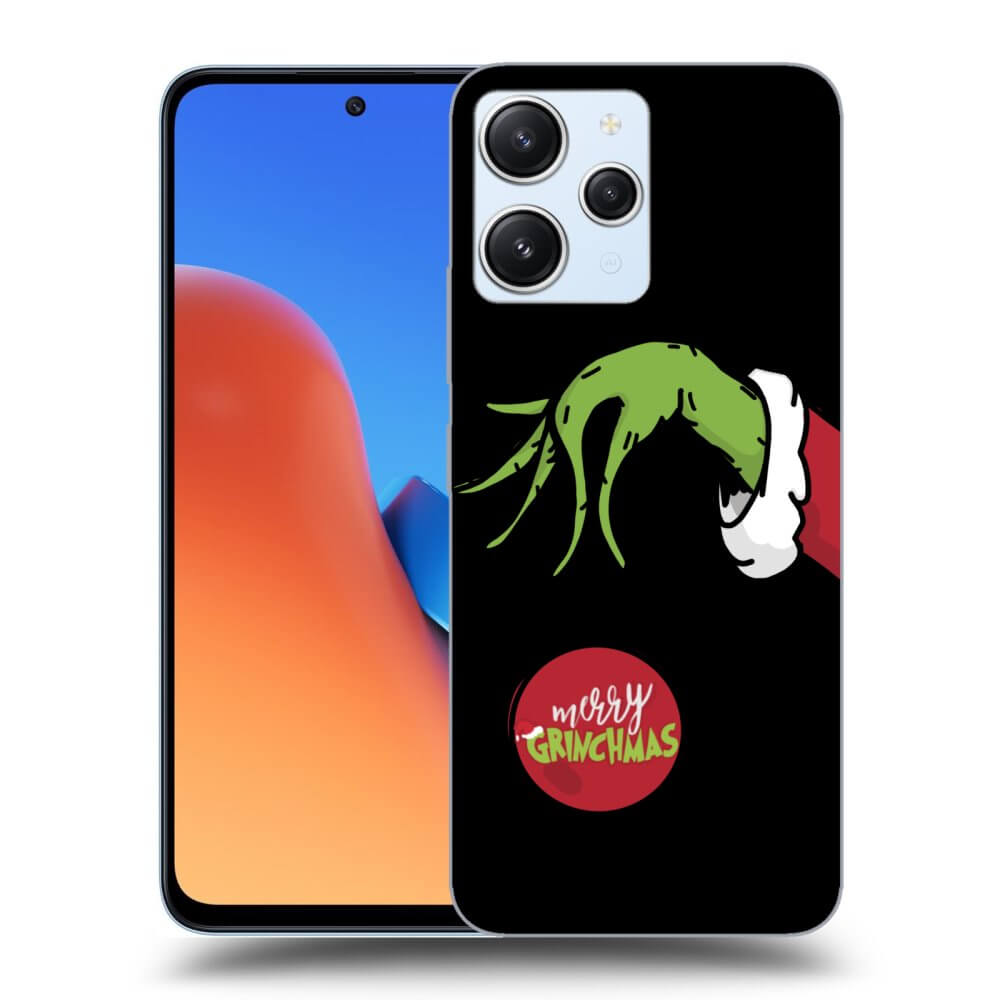 Silikonový černý Obal Pro Xiaomi Redmi 12 4G - Grinch