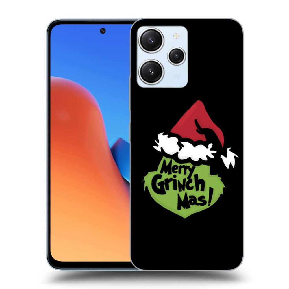 Silikonový černý Obal Pro Xiaomi Redmi 12 4G - Grinch 2