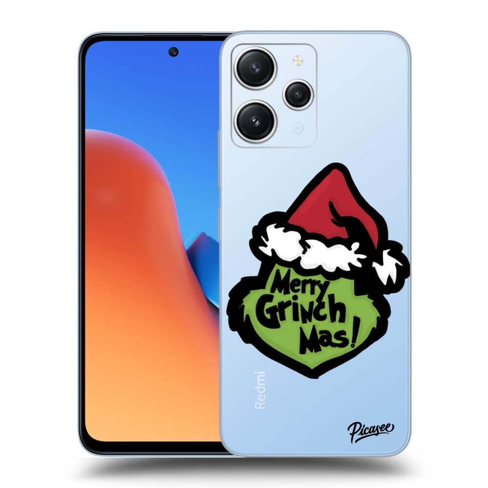 Silikonový Průhledný Obal Pro Xiaomi Redmi 12 4G - Grinch 2