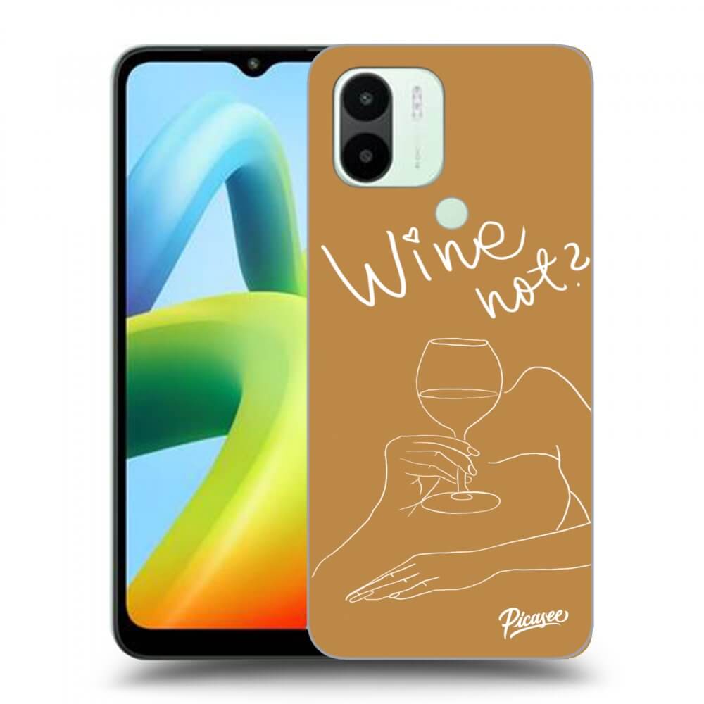 Silikonový Průhledný Obal Pro Xiaomi Redmi A2 - Wine Not