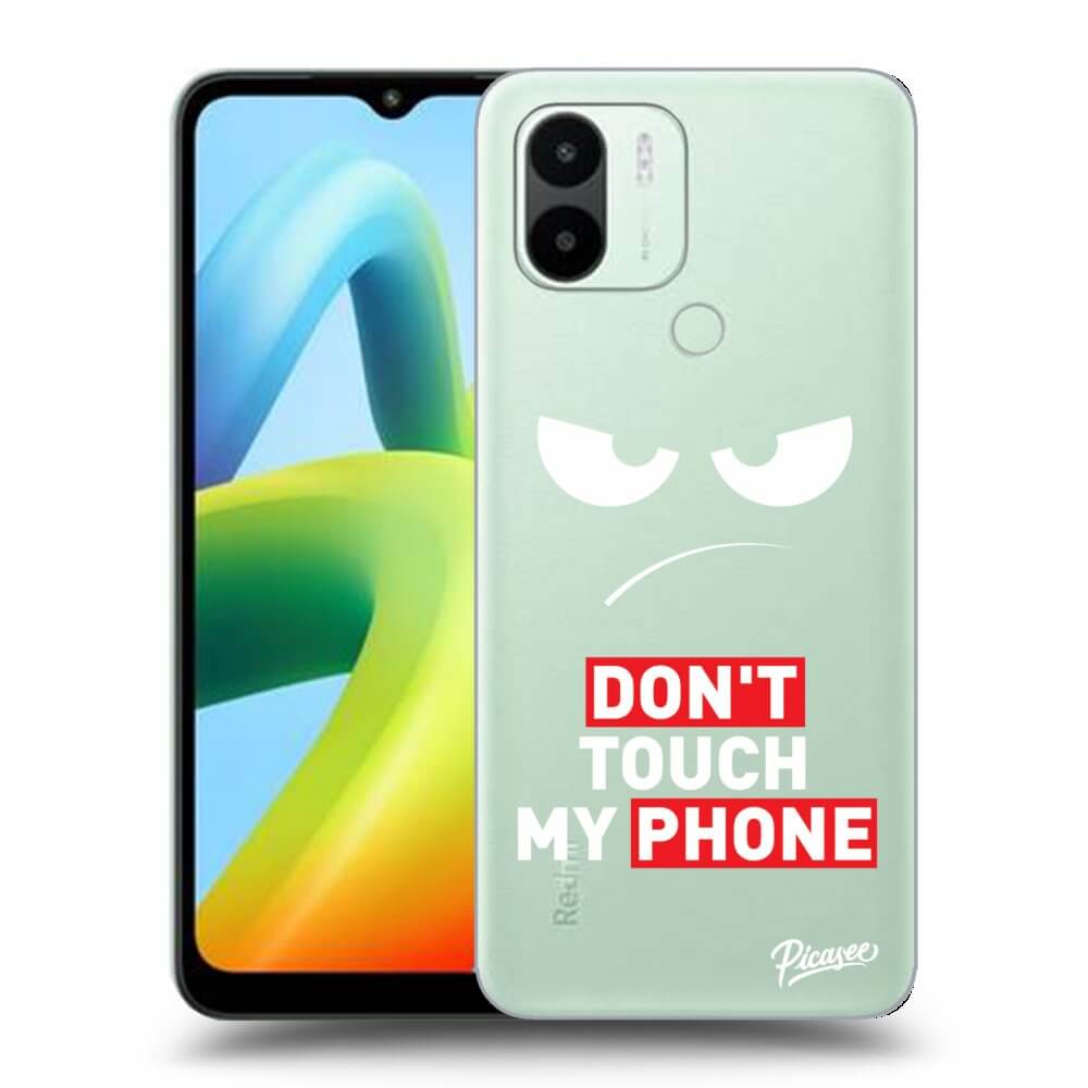 Silikonový Průhledný Obal Pro Xiaomi Redmi A2 - Angry Eyes - Transparent