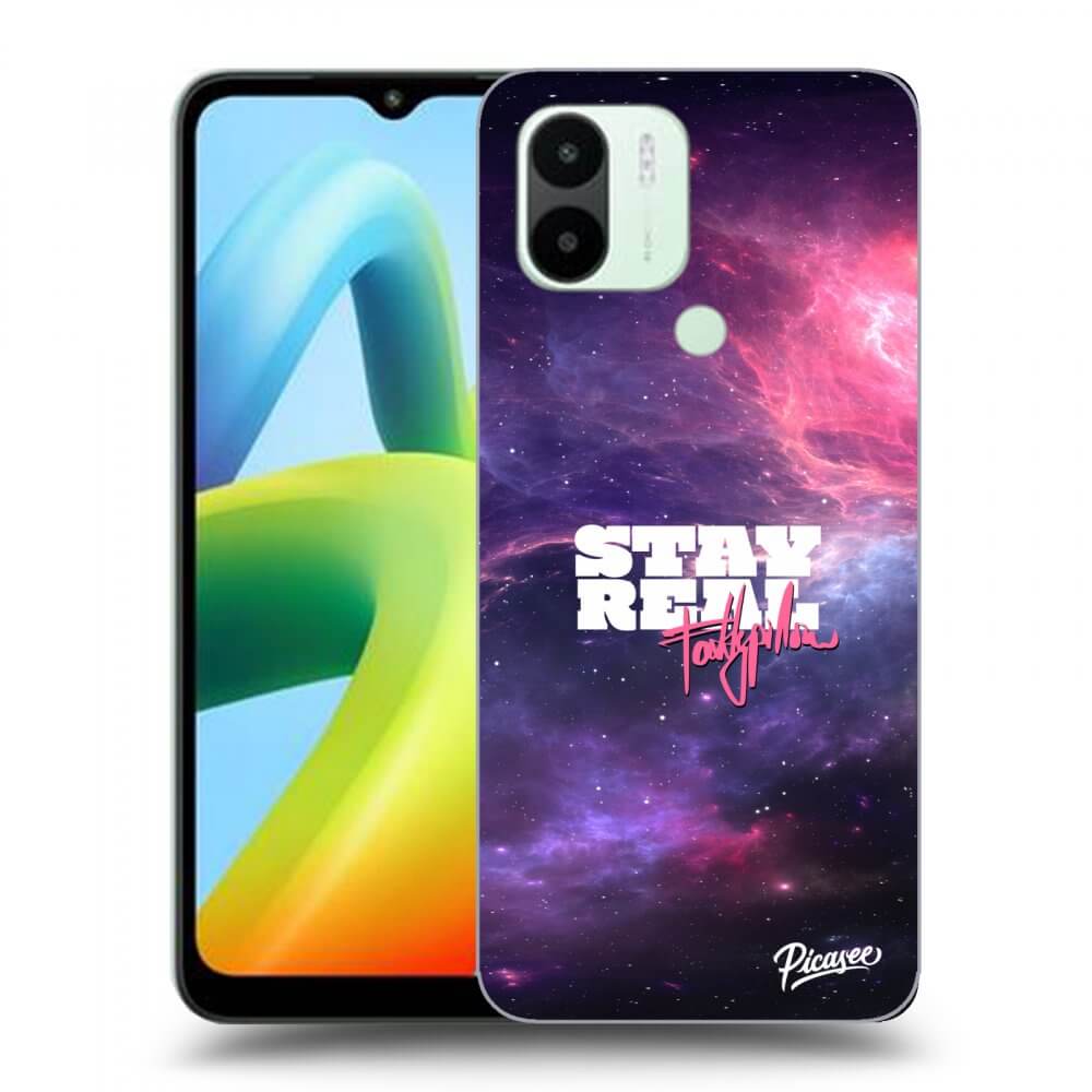 Silikonový černý Obal Pro Xiaomi Redmi A2 - Stay Real