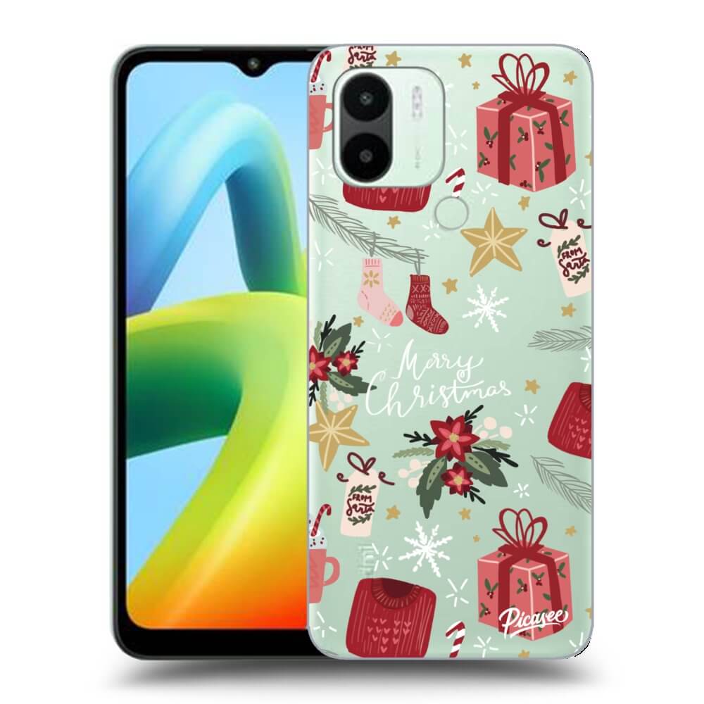 Silikonový Průhledný Obal Pro Xiaomi Redmi A2 - Christmas