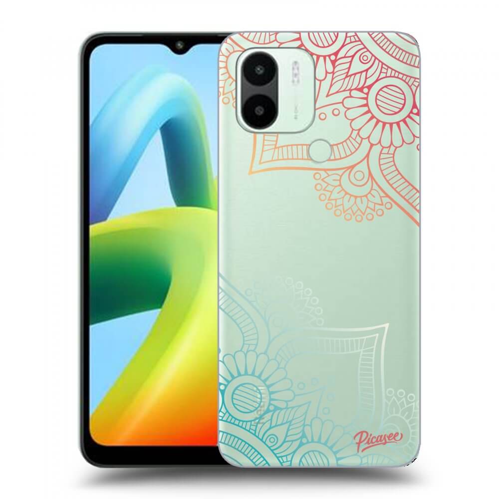 Silikonový Průhledný Obal Pro Xiaomi Redmi A2 - Květinový Vzor