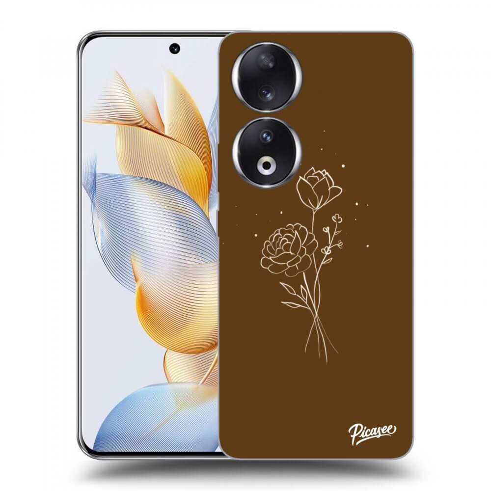 ULTIMATE CASE Pro Honor 90 5G - Brown Flowers