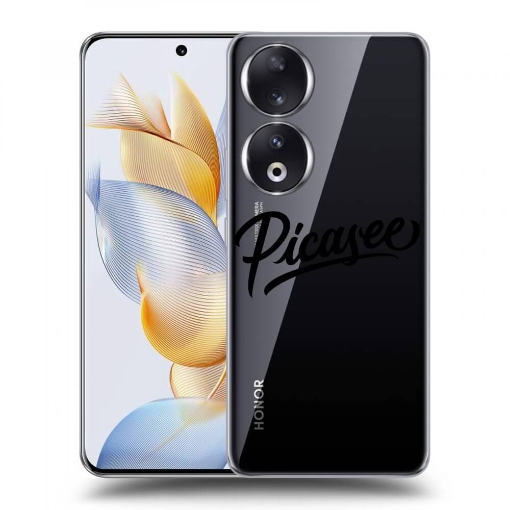 Silikonový Průhledný Obal Pro Honor 90 5G - Picasee - Black