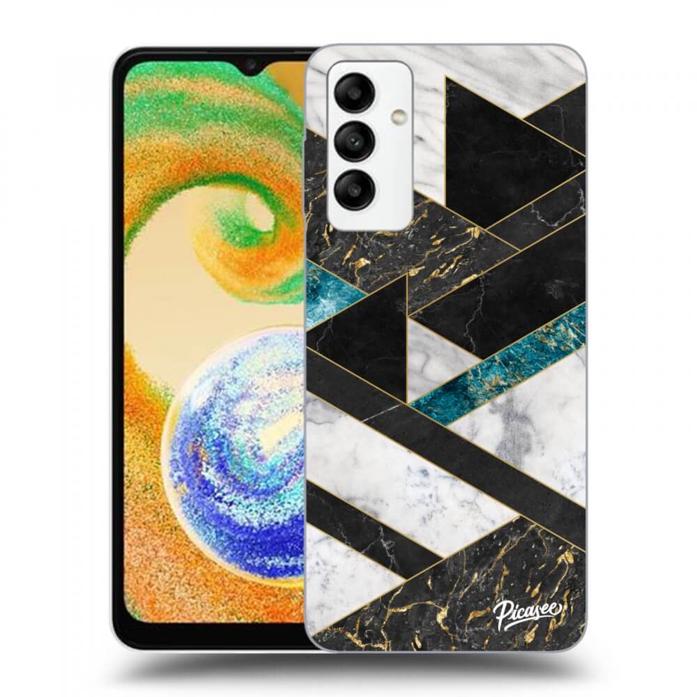 Silikonový Průhledný Obal Pro Samsung Galaxy A04s A047F - Dark Geometry