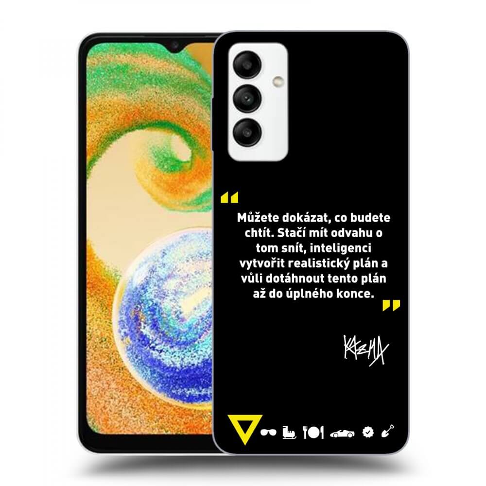 ULTIMATE CASE Pro Samsung Galaxy A04s A047F - Kazma - MŮŽETE DOKÁZAT, CO BUDETE CHTÍT