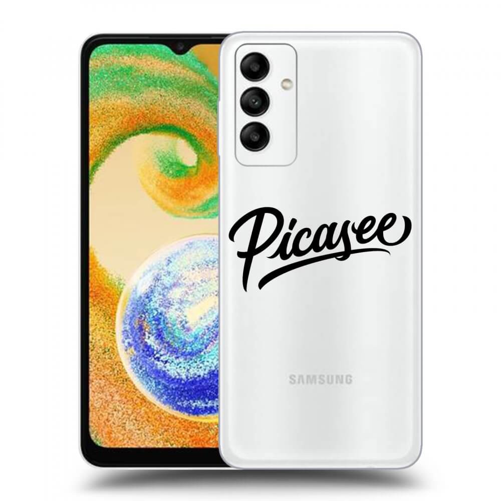 Silikonový Průhledný Obal Pro Samsung Galaxy A04s A047F - Picasee - Black