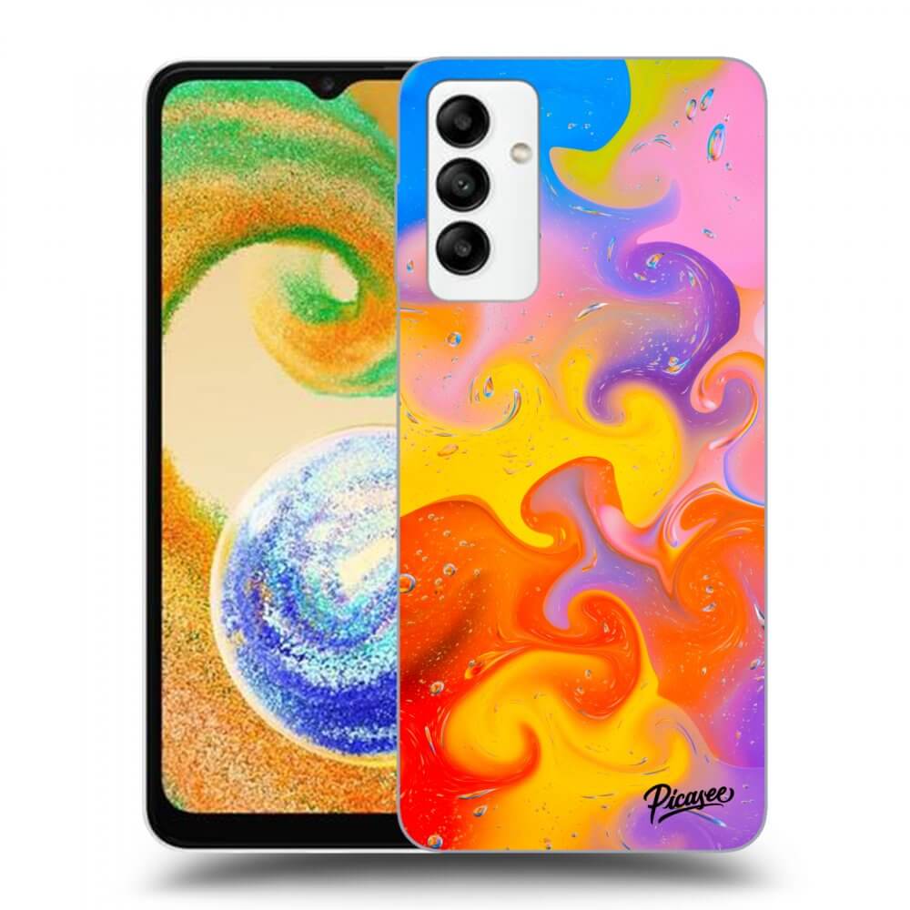 Silikonový černý Obal Pro Samsung Galaxy A04s A047F - Bubbles