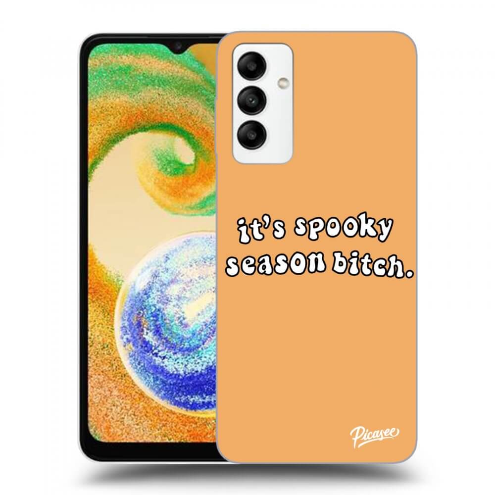 Silikonový černý Obal Pro Samsung Galaxy A04s A047F - Spooky Season