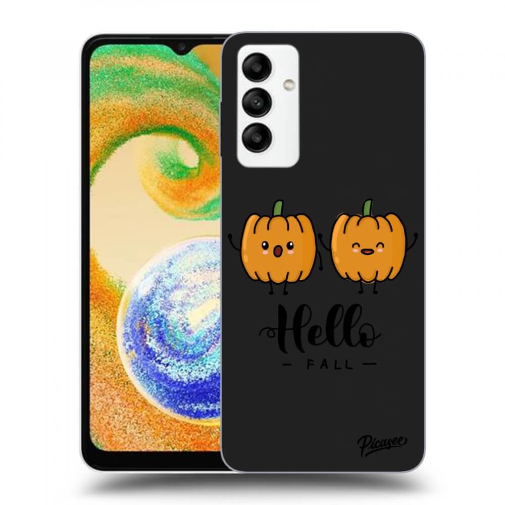 Silikonový černý Obal Pro Samsung Galaxy A04s A047F - Hallo Fall