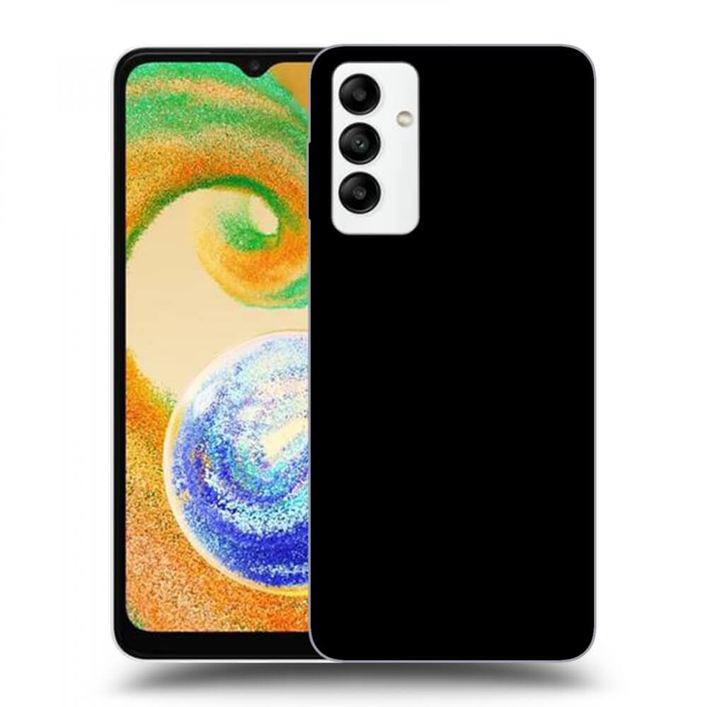 Silikonový černý Obal Pro Samsung Galaxy A04s A047F - Separ - Black On Black 2