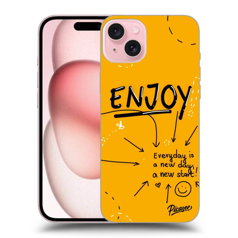 Silikonový černý Obal Pro Apple IPhone 15 - Enjoy