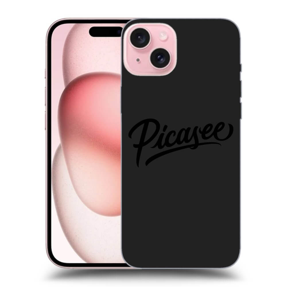 Silikonový černý Obal Pro Apple IPhone 15 - Picasee - Black