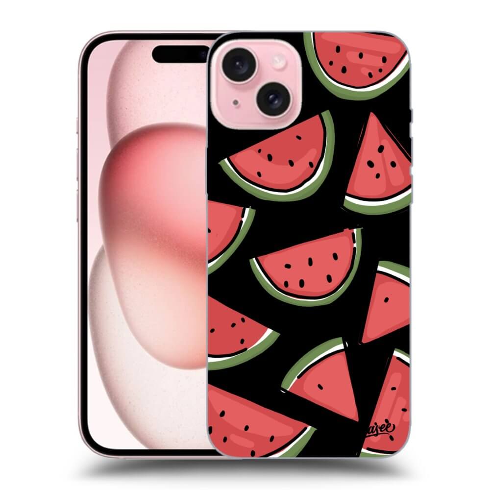 Silikonový černý Obal Pro Apple IPhone 15 - Melone