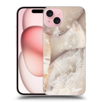 Obal pro Apple iPhone 15 - Cream marble