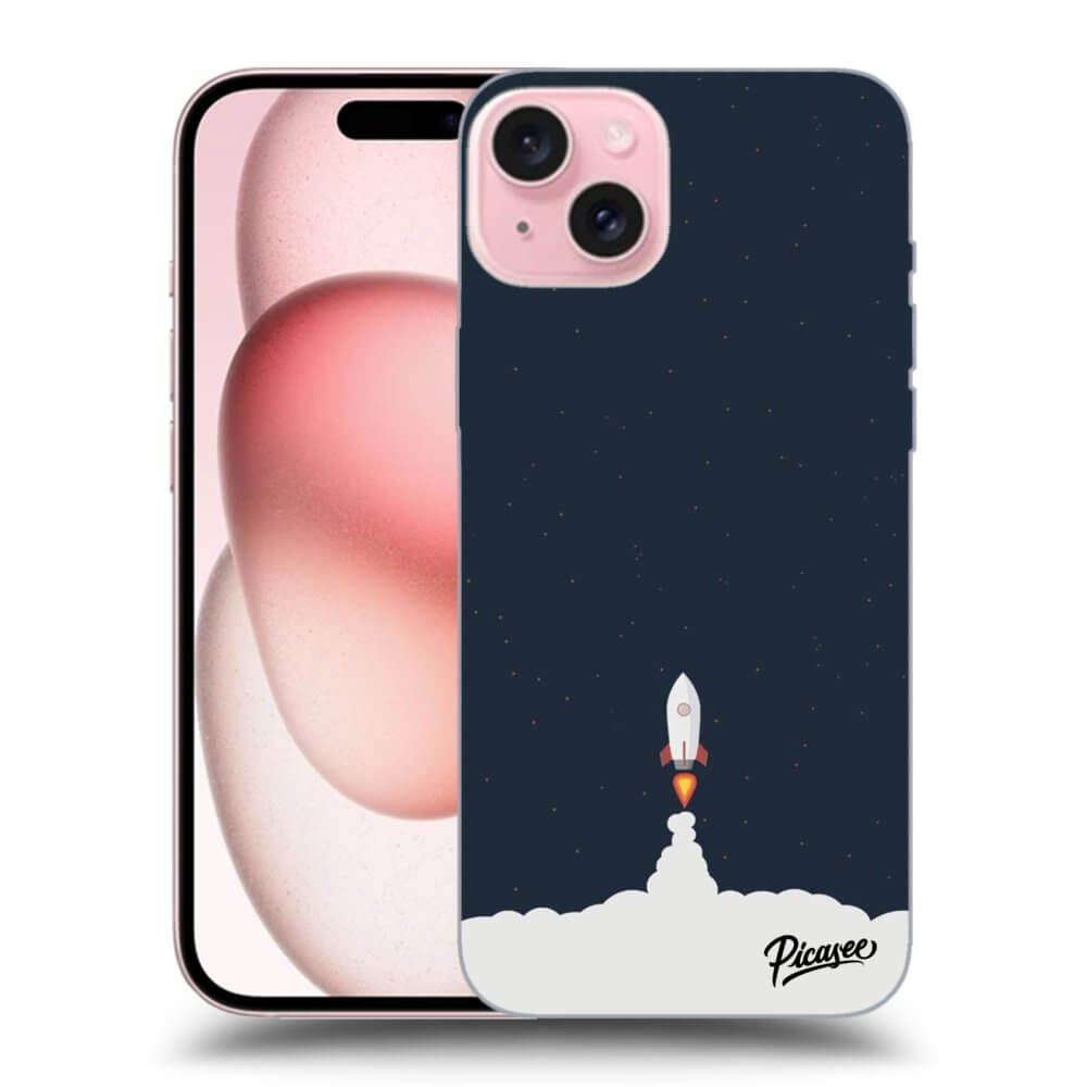 Silikonový černý Obal Pro Apple IPhone 15 - Astronaut 2