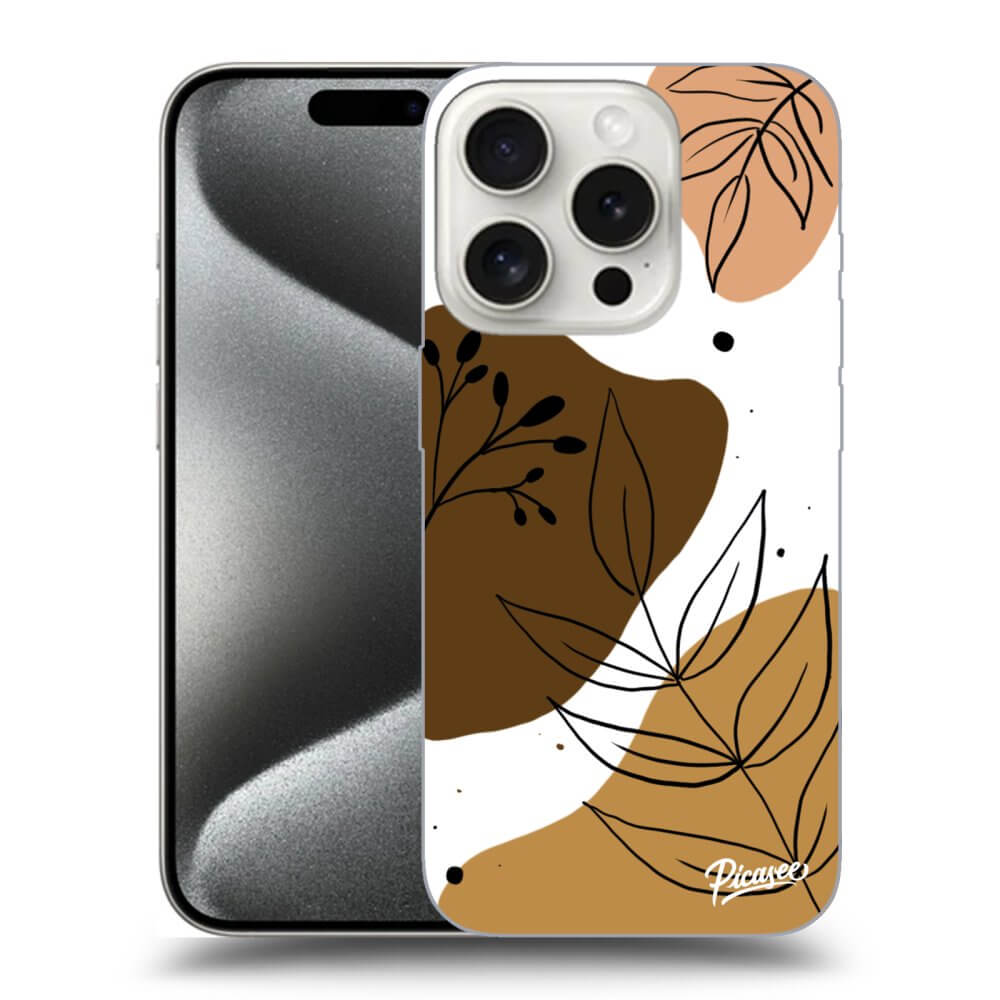 Silikonový Průhledný Obal Pro Apple IPhone 15 Pro - Boho Style