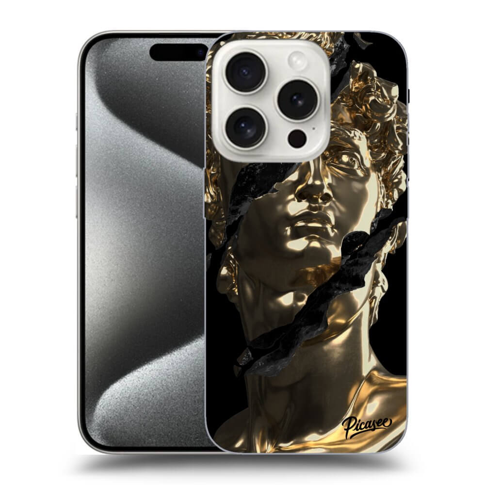 Silikonový černý Obal Pro Apple IPhone 15 Pro - Golder