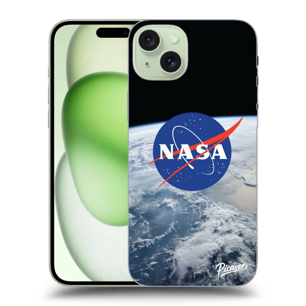 Silikonový Průhledný Obal Pro Apple IPhone 15 Plus - Nasa Earth