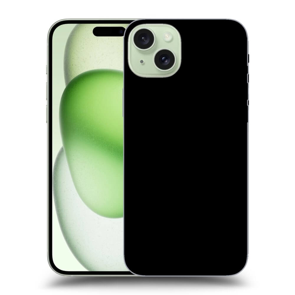 Silikonový černý Obal Pro Apple IPhone 15 Plus - Separ - Black On Black 2