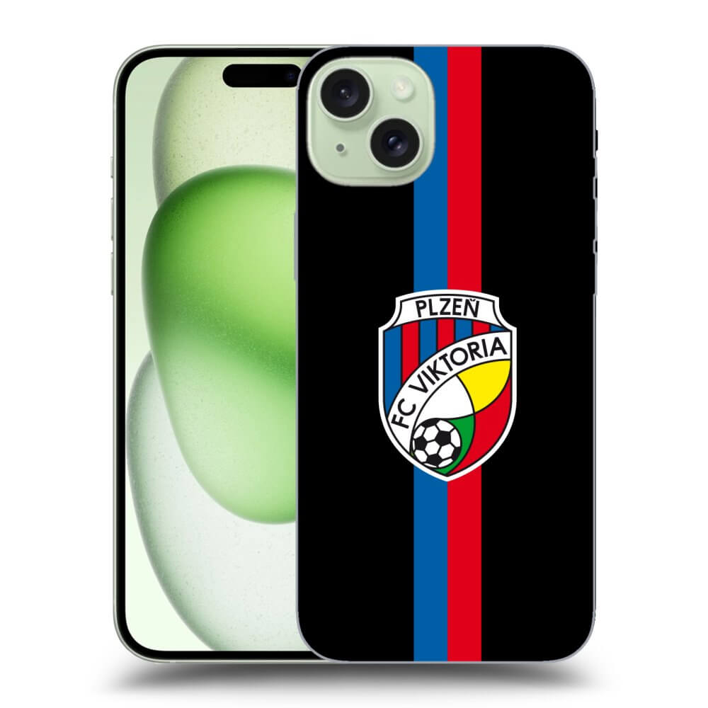 Silikonový černý Obal Pro Apple IPhone 15 Plus - FC Viktoria Plzeň H