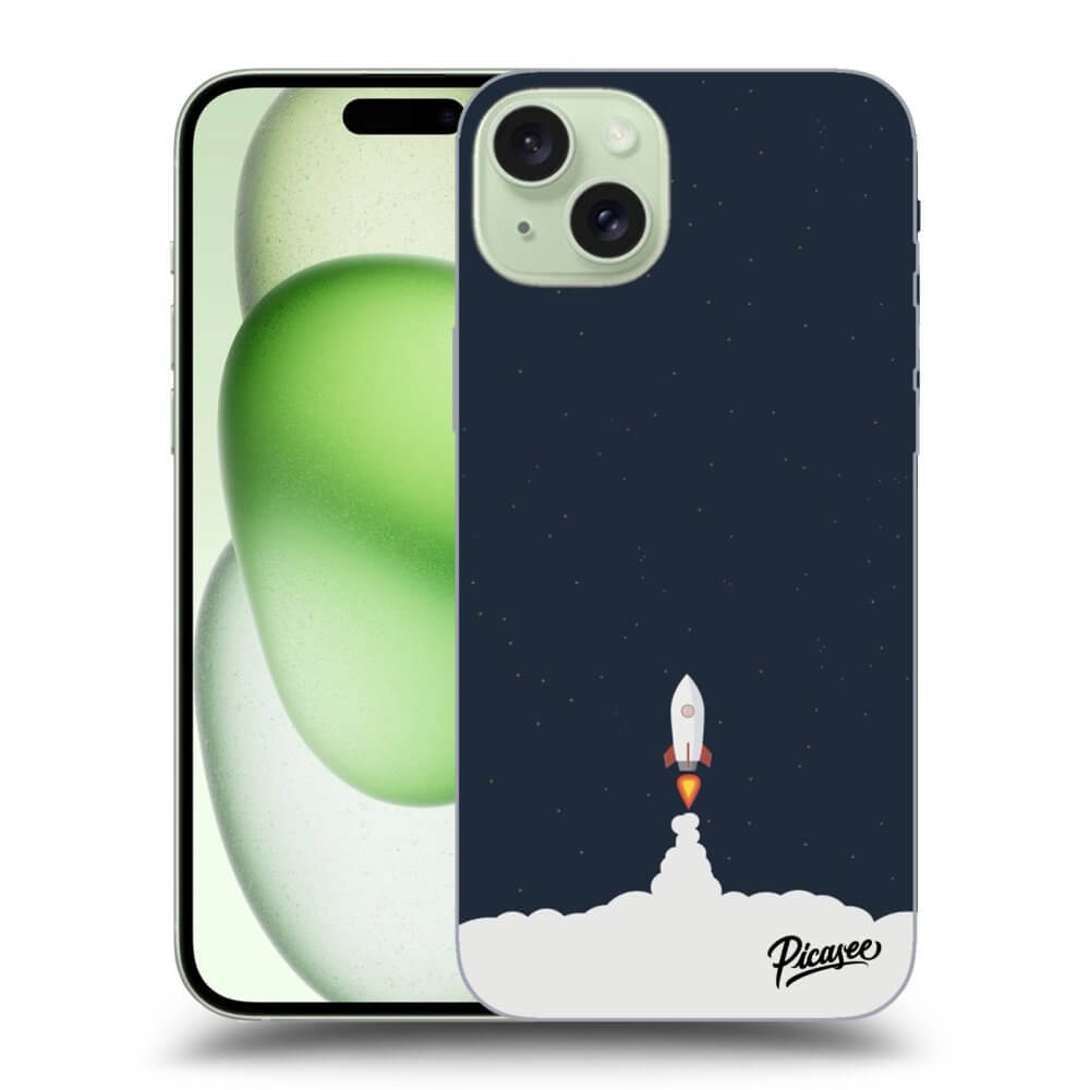 Silikonový Průhledný Obal Pro Apple IPhone 15 Plus - Astronaut 2