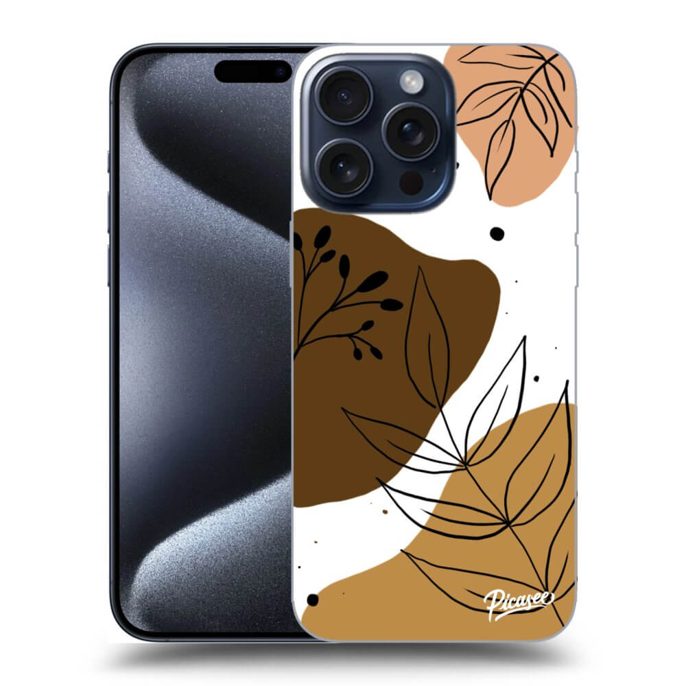 Silikonový Průhledný Obal Pro Apple IPhone 15 Pro Max - Boho Style