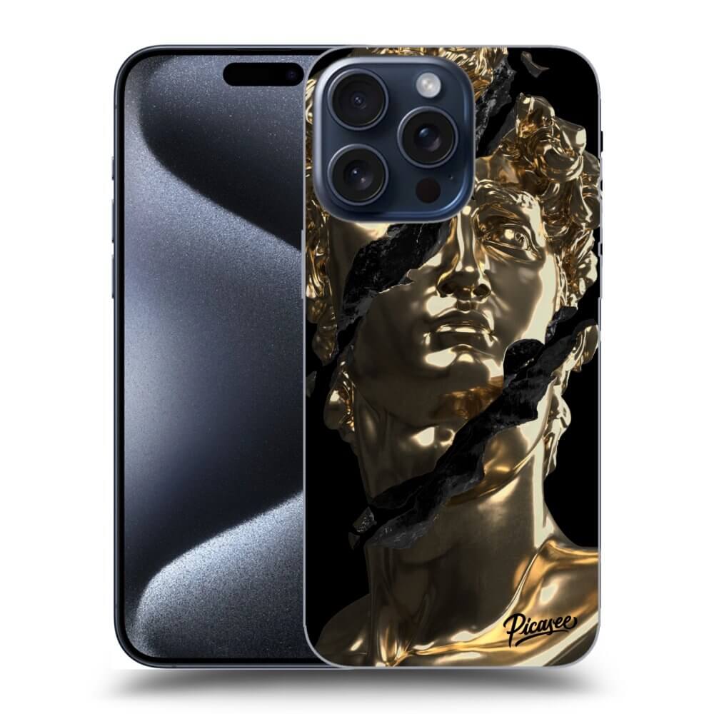 Silikonový černý Obal Pro Apple IPhone 15 Pro Max - Golder