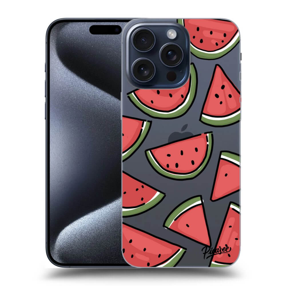 Silikonový Průhledný Obal Pro Apple IPhone 15 Pro Max - Melone