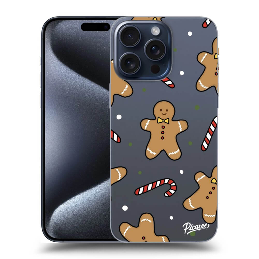 Silikonový Průhledný Obal Pro Apple IPhone 15 Pro Max - Gingerbread