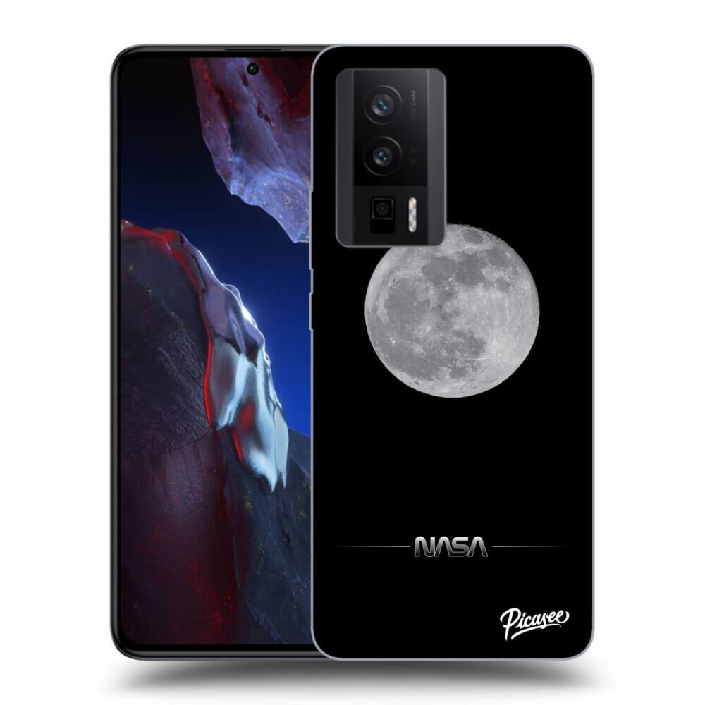 Silikonový Průhledný Obal Pro Xiaomi Poco F5 Pro 5G - Moon Minimal