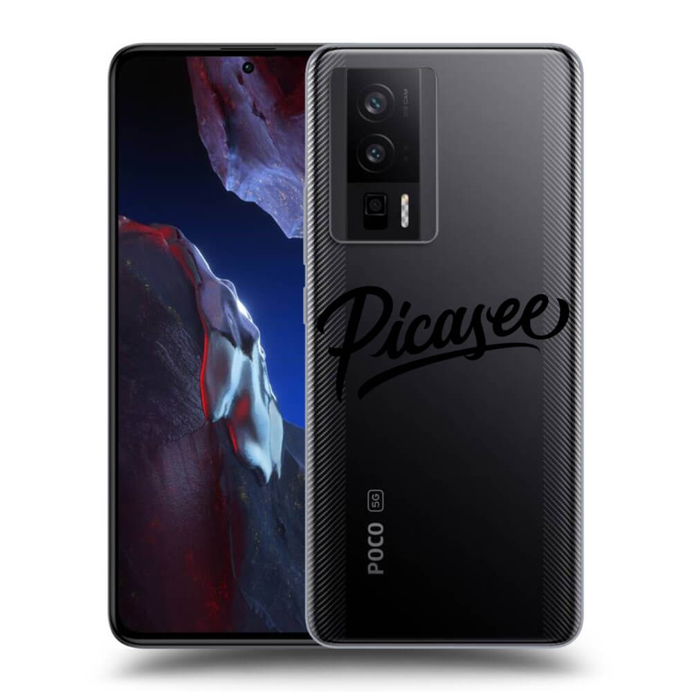 Silikonový Průhledný Obal Pro Xiaomi Poco F5 Pro 5G - Picasee - Black