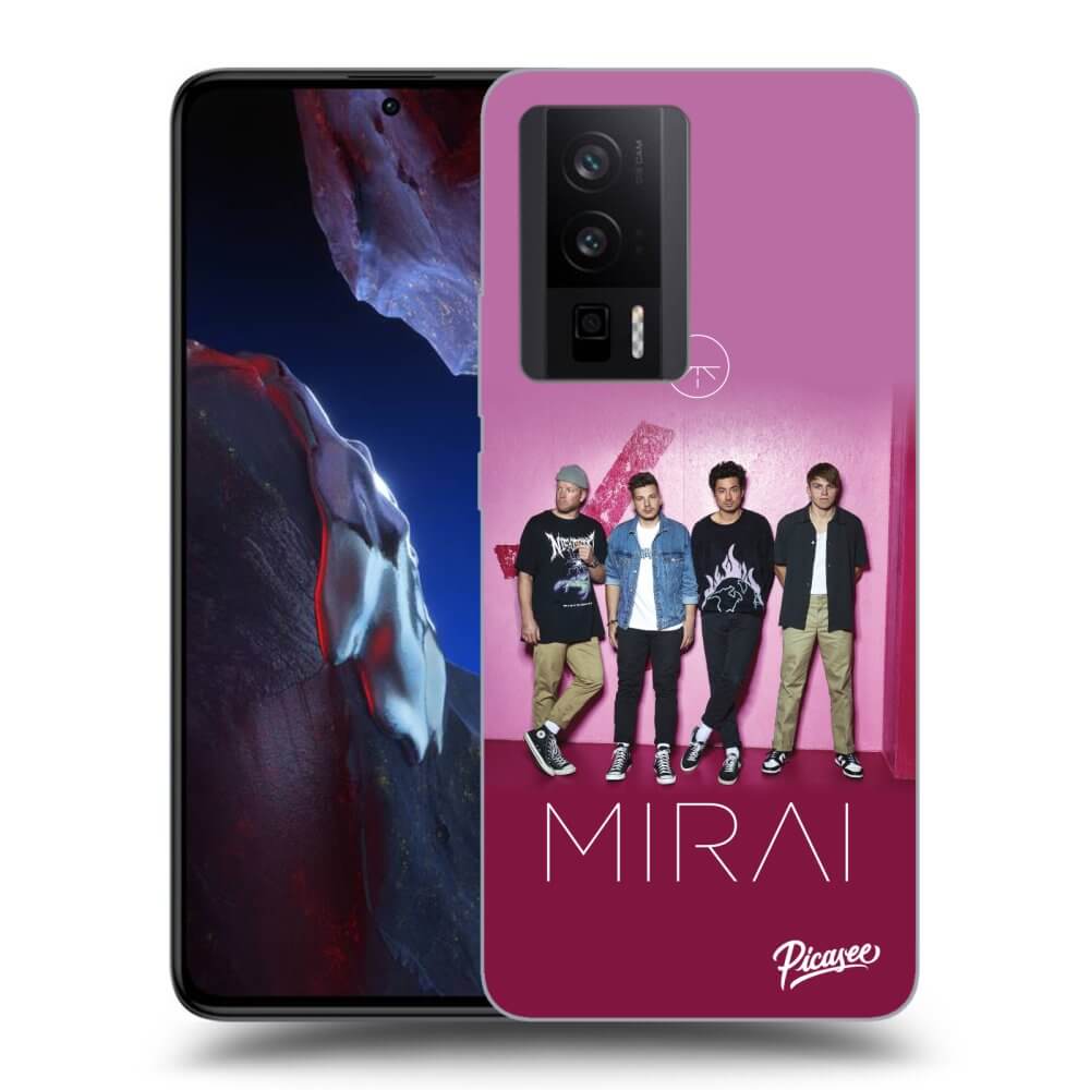 Silikonový Průhledný Obal Pro Xiaomi Poco F5 Pro 5G - Mirai - Pink