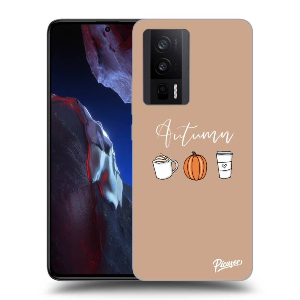 Silikonový černý Obal Pro Xiaomi Poco F5 Pro 5G - Autumn