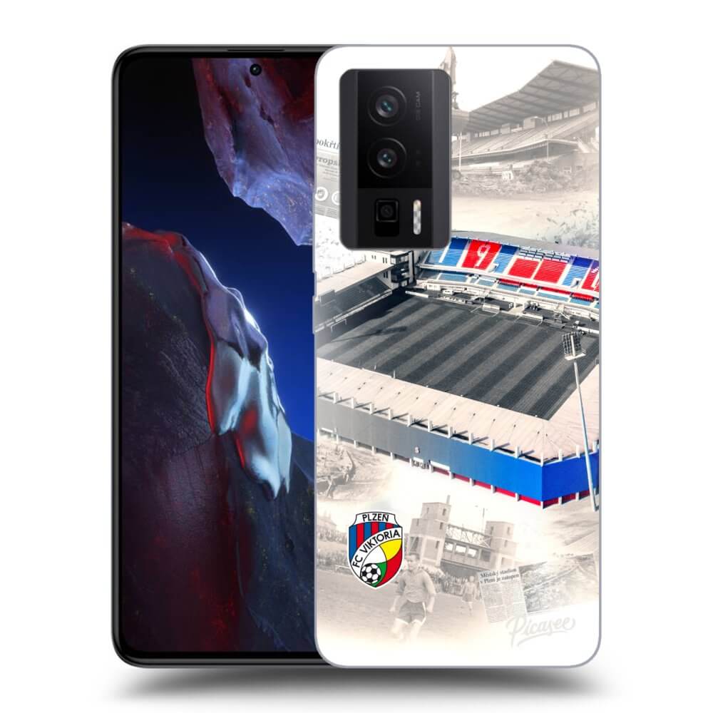 Silikonový černý Obal Pro Xiaomi Poco F5 Pro 5G - FC Viktoria Plzeň G