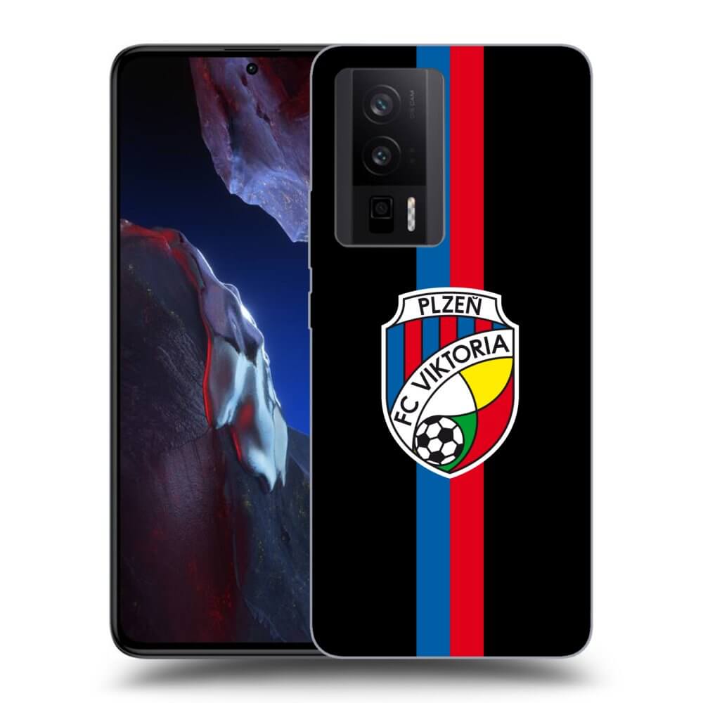 Silikonový černý Obal Pro Xiaomi Poco F5 Pro 5G - FC Viktoria Plzeň H