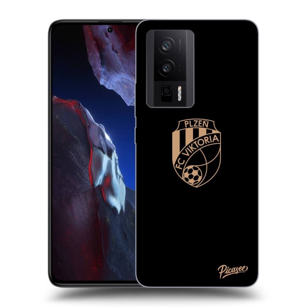 Silikonový černý Obal Pro Xiaomi Poco F5 Pro 5G - FC Viktoria Plzeň I