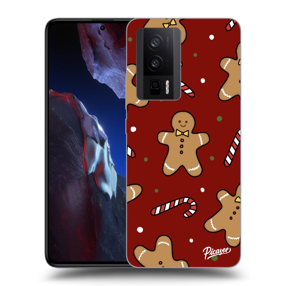 Silikonový černý Obal Pro Xiaomi Poco F5 Pro 5G - Gingerbread 2