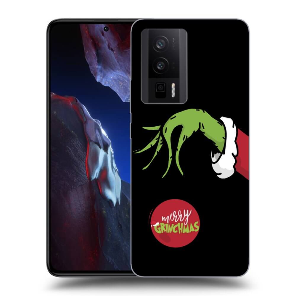 Silikonový černý Obal Pro Xiaomi Poco F5 Pro 5G - Grinch