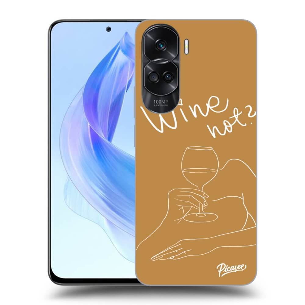 Silikonový Průhledný Obal Pro Honor 90 Lite 5G - Wine Not