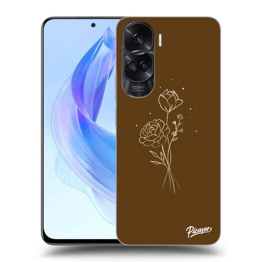 ULTIMATE CASE Pro Honor 90 Lite 5G - Brown Flowers