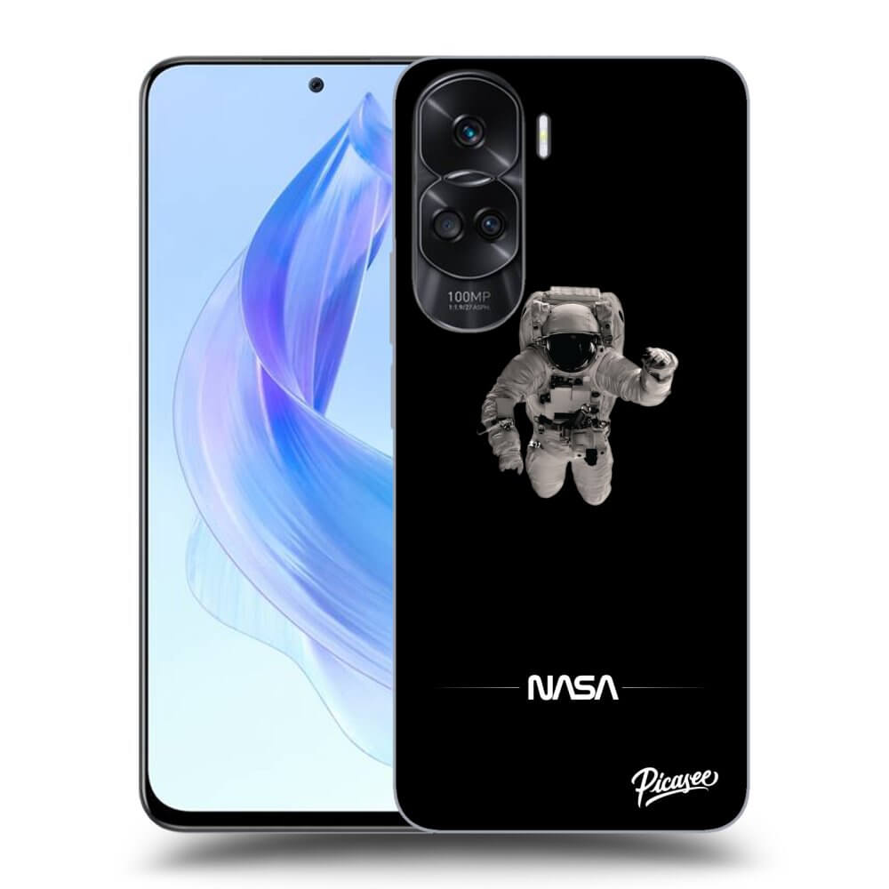 Silikonový černý Obal Pro Honor 90 Lite 5G - Astronaut Minimal