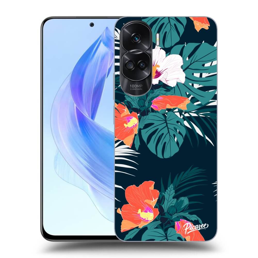 Silikonový Průhledný Obal Pro Honor 90 Lite 5G - Monstera Color