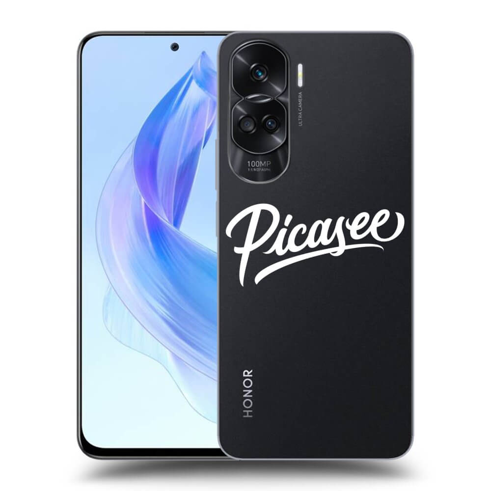 Silikonový Průhledný Obal Pro Honor 90 Lite 5G - Picasee - White