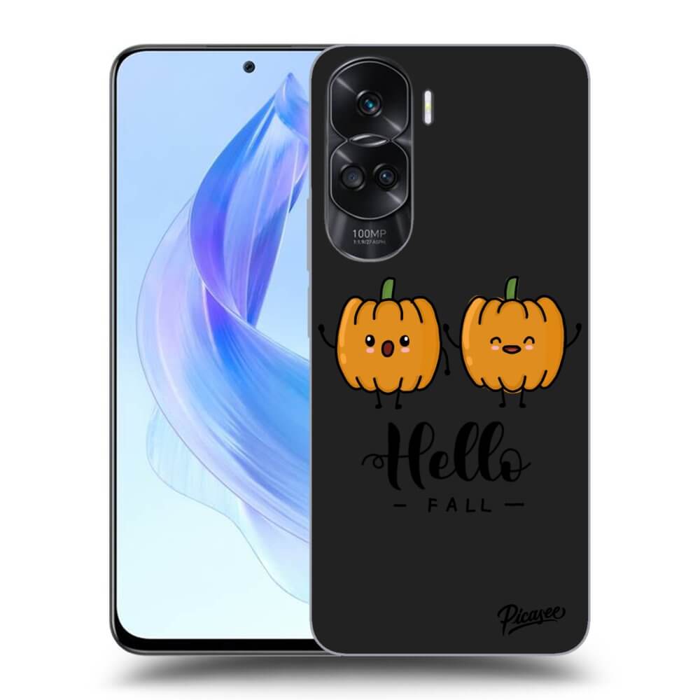 Silikonový černý Obal Pro Honor 90 Lite 5G - Hallo Fall