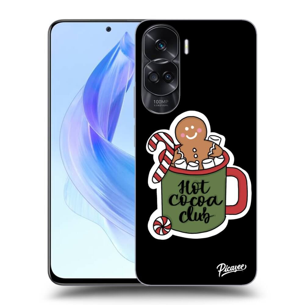 Silikonový černý Obal Pro Honor 90 Lite 5G - Hot Cocoa Club