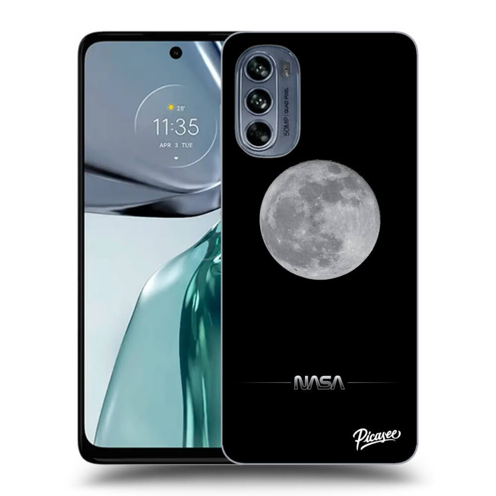 Silikonový černý Obal Pro Motorola Moto G62 - Moon Minimal